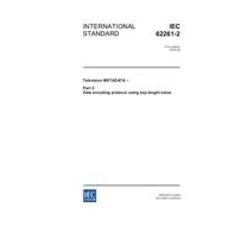 IEC 62261-2 Ed. 1.0 en PDF