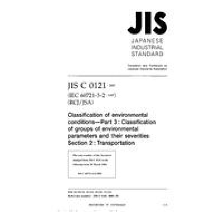 JIS C 60721-3-2 PDF