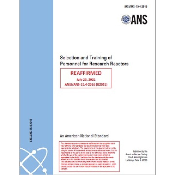 ANS 15.4 PDF download