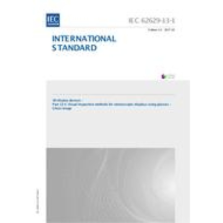 IEC 62629-13-1 Ed. 1.0 en PDF