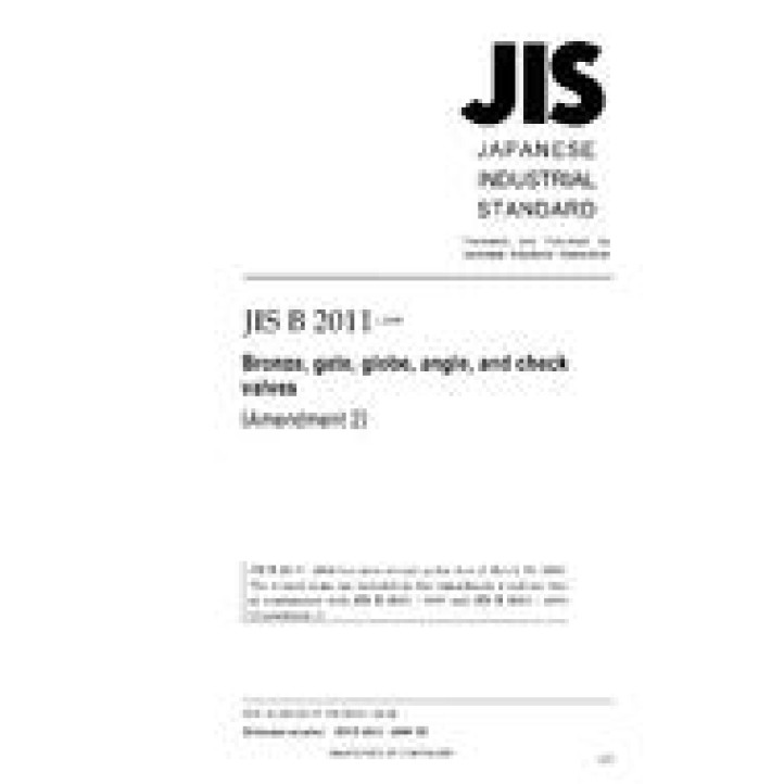 JIS B 2011 AMENDMENT 2 PDF