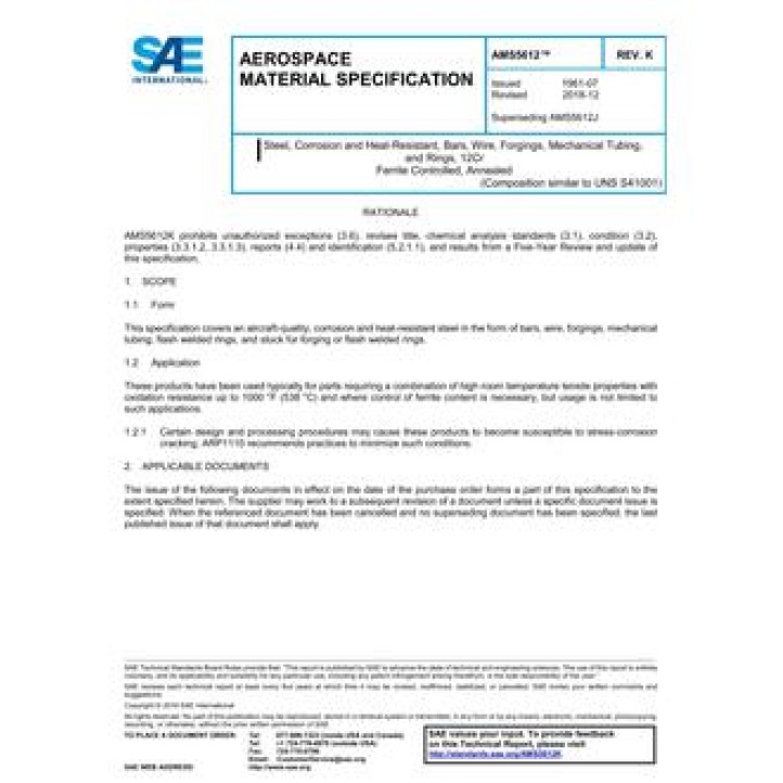 SAE AMS5612K PDF