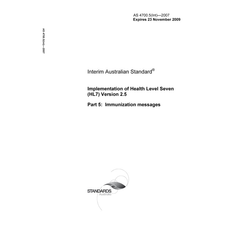 AS 4700.5(INT) PDF