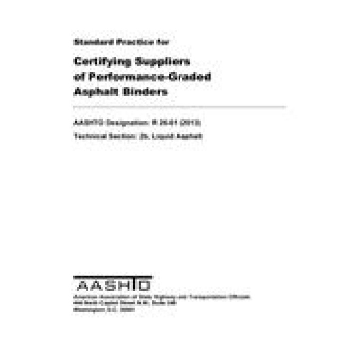 AASHTO R 26 PDF download