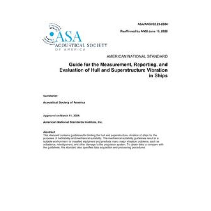 ASA S2.25 PDF download