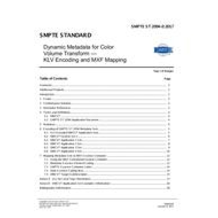 SMPTE ST 2094-2 PDF