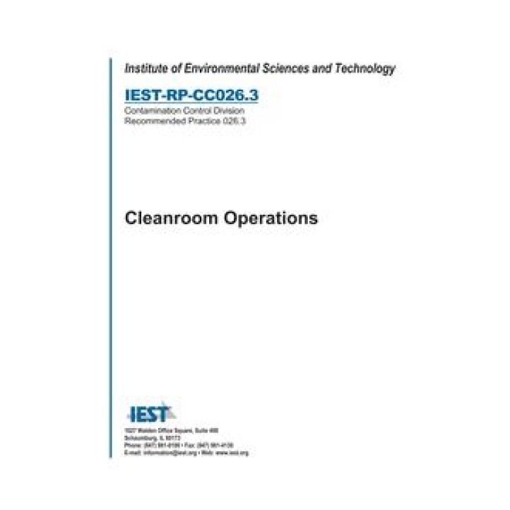 IEST RP-CC026.3 PDF