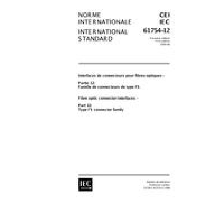 IEC 61754-12 Ed. 1.0 b PDF