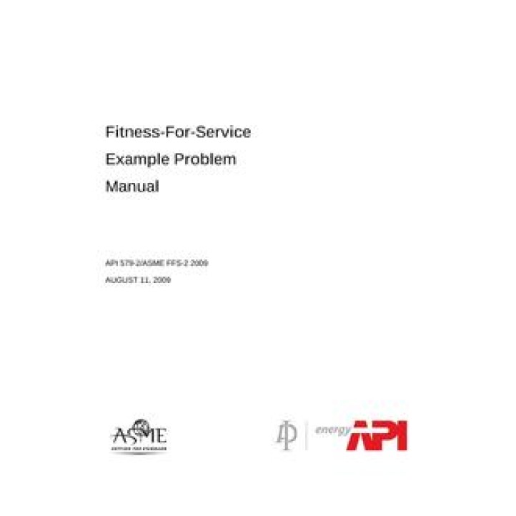 API 579-2 / ASME FFS-2 PDF download