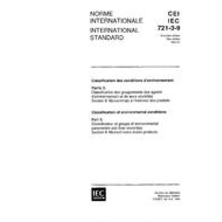 IEC 60721-3-9 Ed. 1.0 b PDF