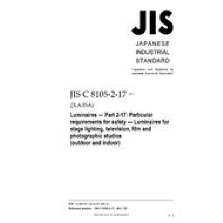 JIS C 8105-2-17 PDF