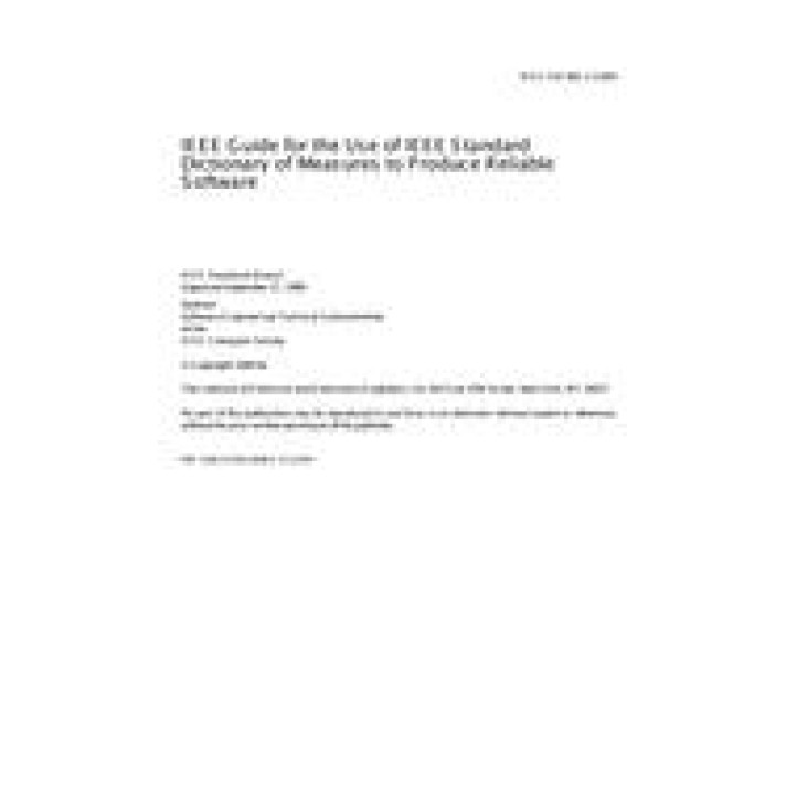 IEEE 982.2 PDF