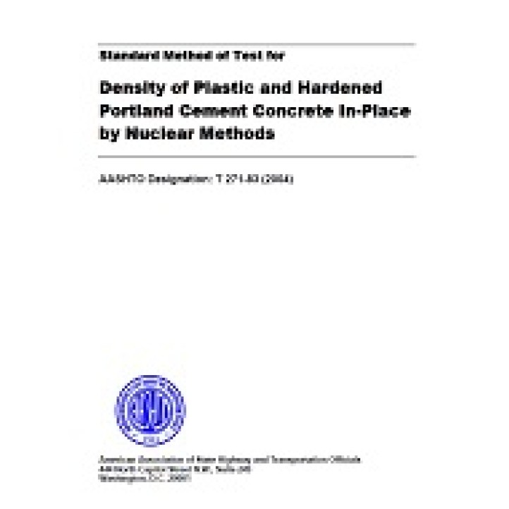 AASHTO T 271 PDF