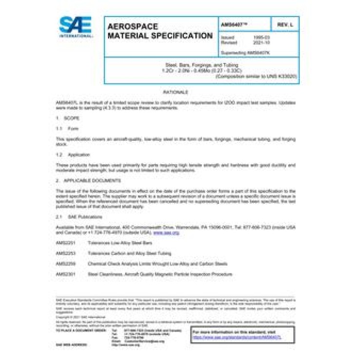 SAE AMS6407L PDF