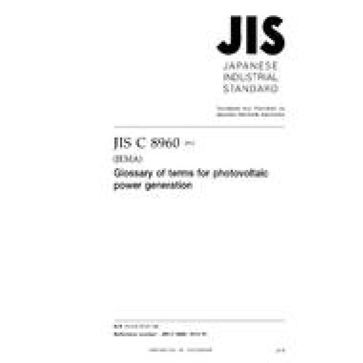 JIS C 8960 PDF