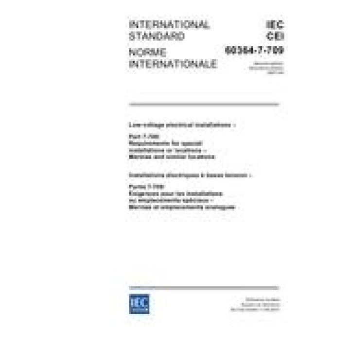 IEC 60364-7-709 Ed. 2.0 b PDF