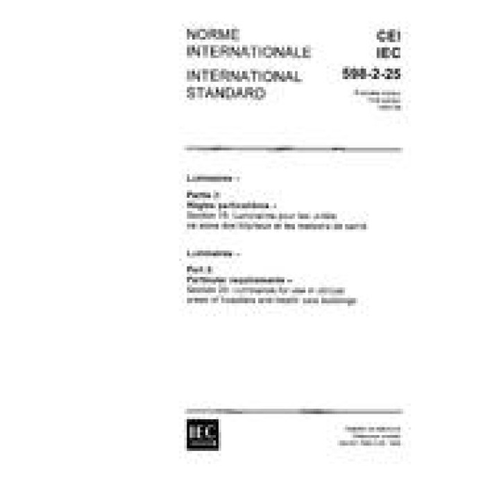 IEC 60598-2-25 Ed. 1.0 b PDF