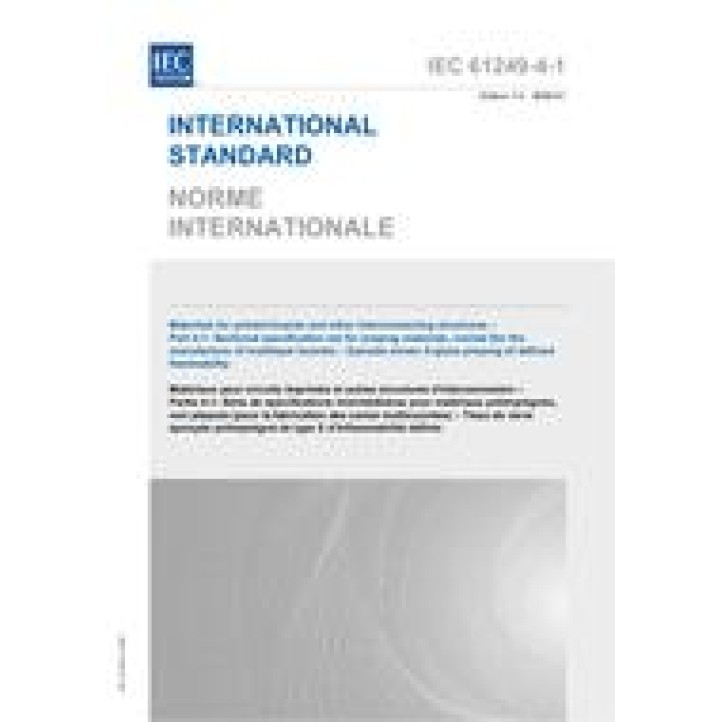 IEC 61249-4-1 Ed. 1.0 b PDF