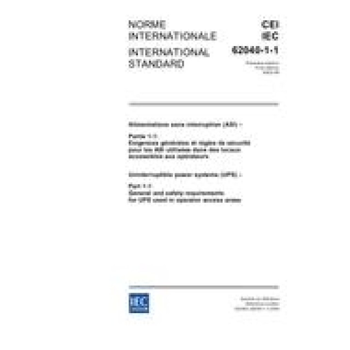 IEC 62040-1-1 Ed. 1.0 b PDF