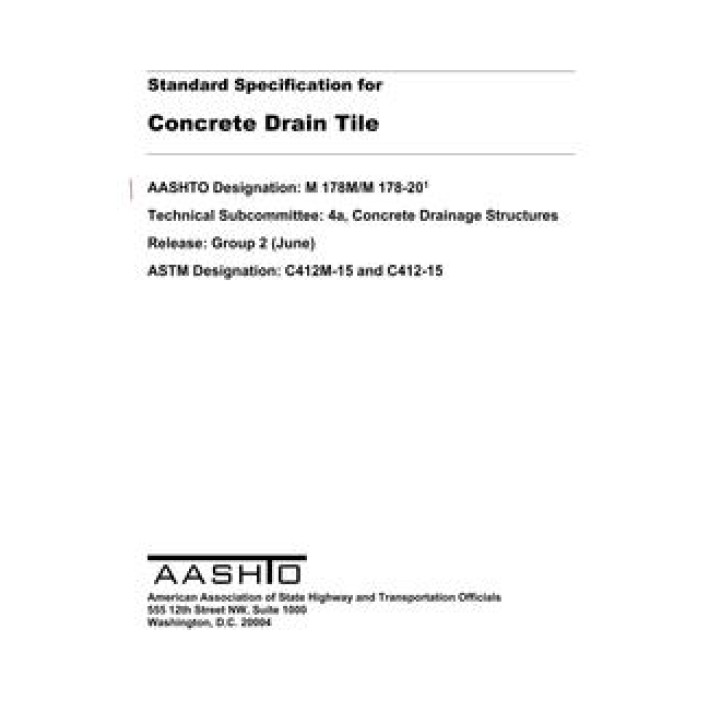 AASHTO M 178M/M 178 PDF