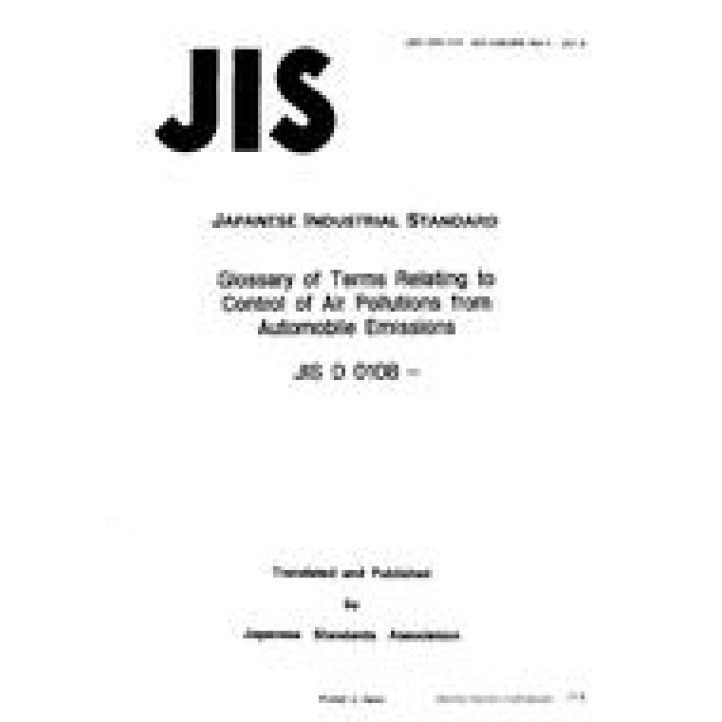 JIS D 0108 PDF