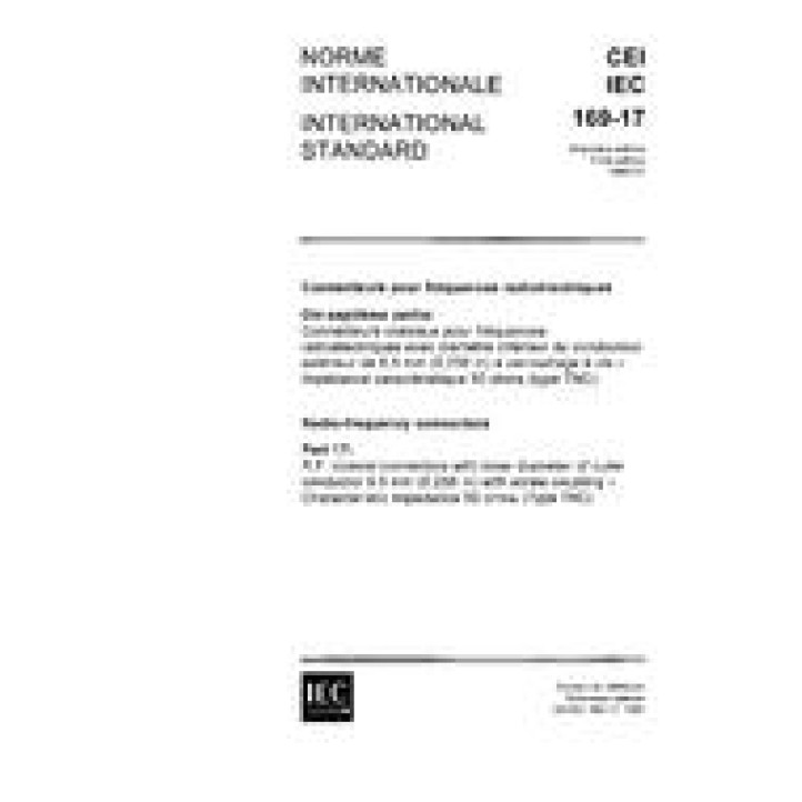 IEC 60169-17 Ed. 1.0 b PDF