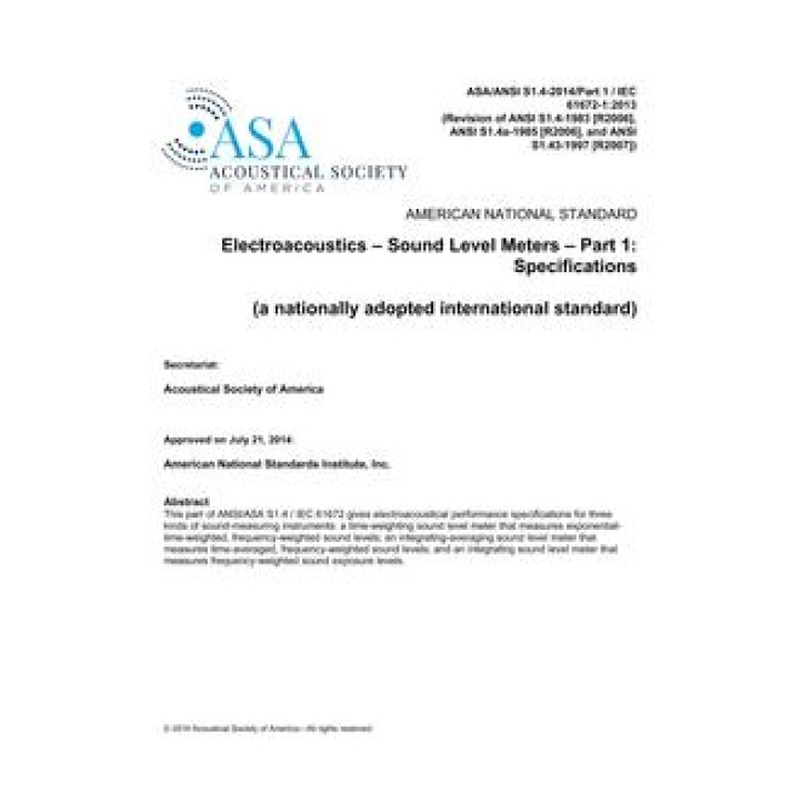 ASA S1.4 Part 1 PDF download