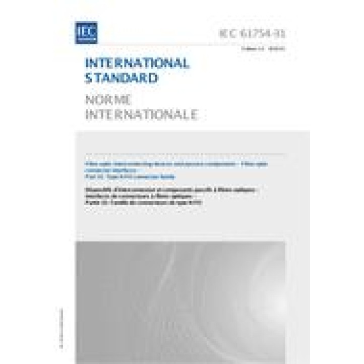 IEC 61754-31 Ed. 1.0 b PDF