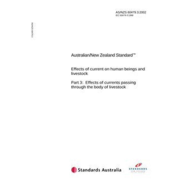 AS/NZS 60479.3 PDF