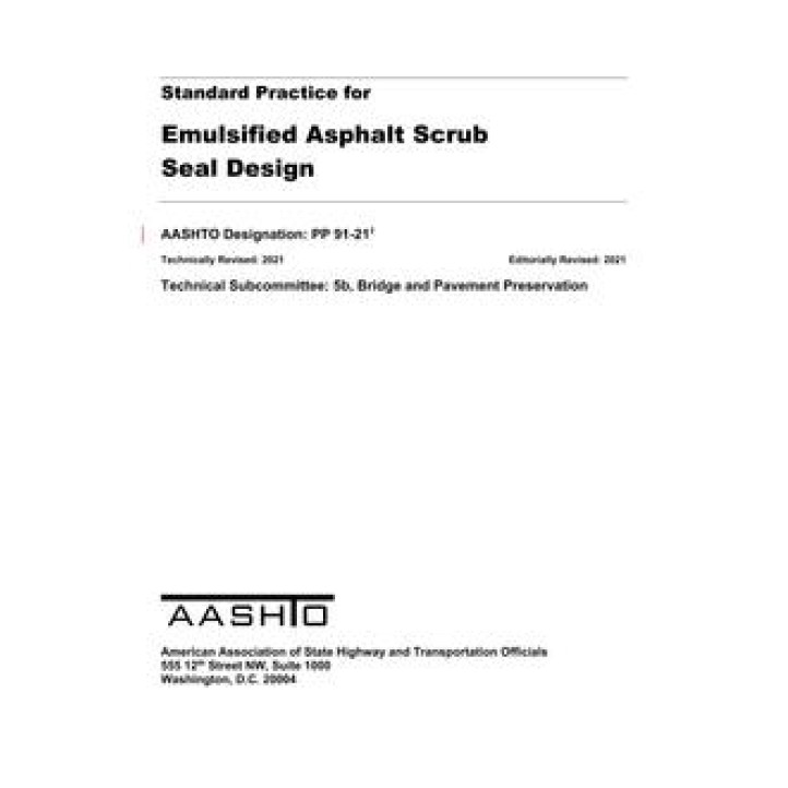 AASHTO PP 91 PDF download