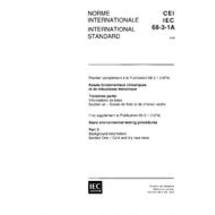 IEC 60068-3-1A Ed. 1.0 b PDF