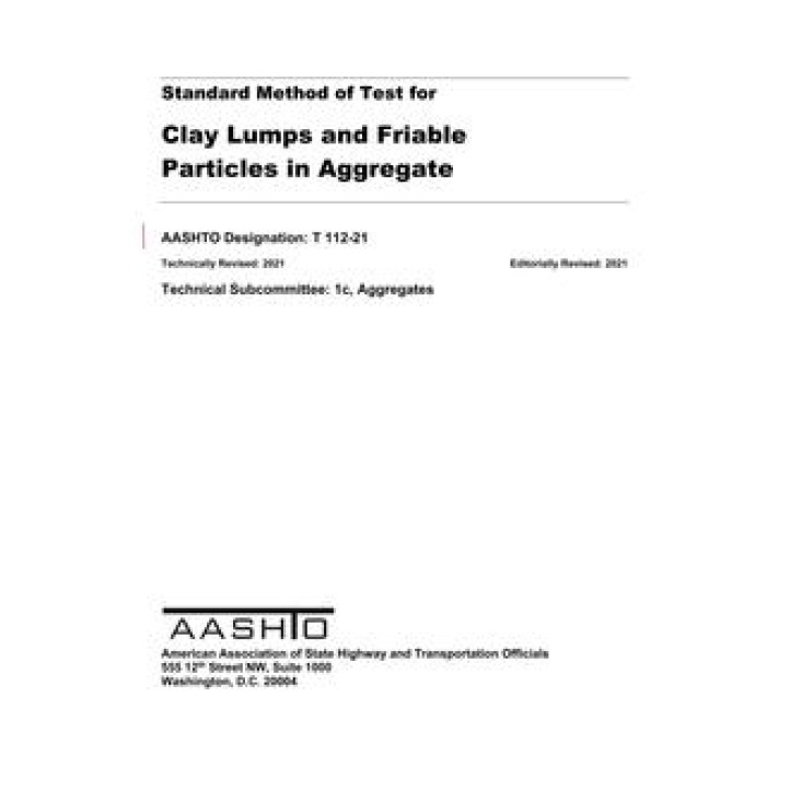 AASHTO T 112 PDF