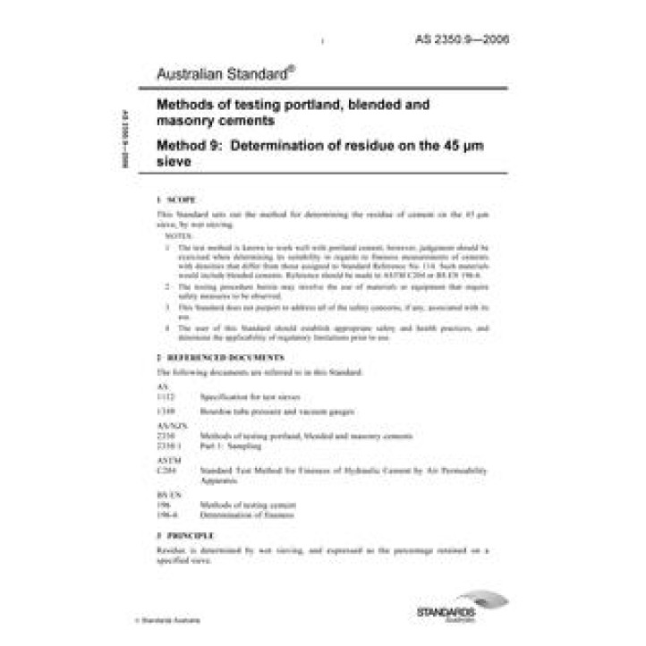 AS 2350.9 PDF