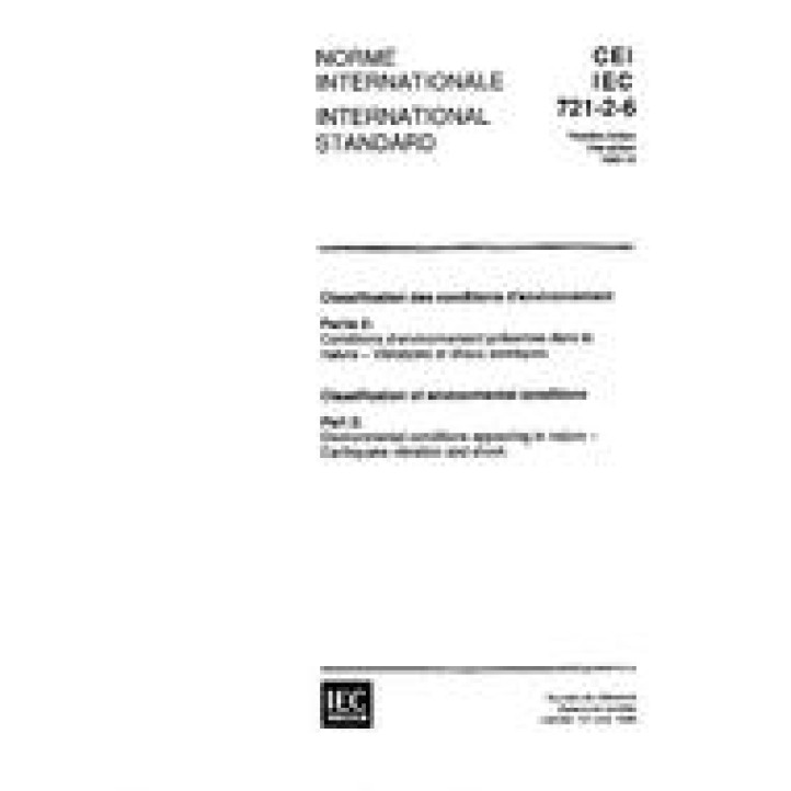 IEC 60721-2-6 Ed. 1.0 b PDF