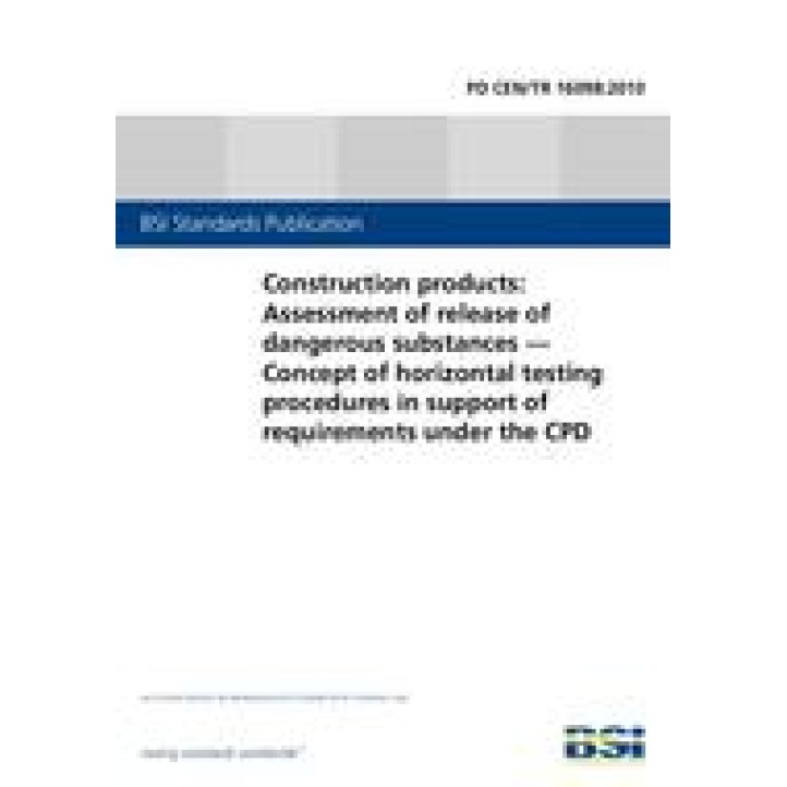 BS PD CEN/TR 16098 PDF