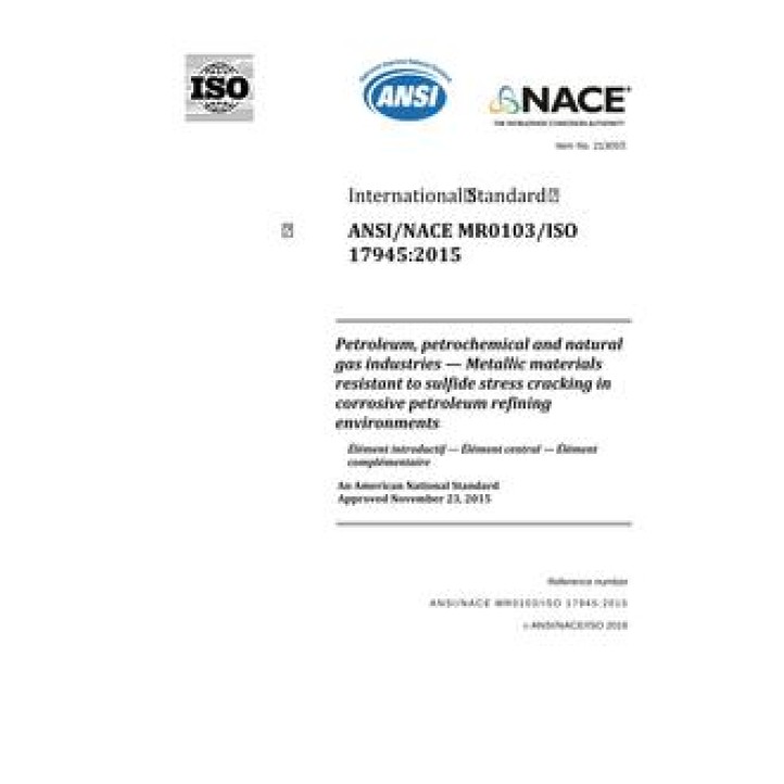 NACE MR0103/ISO 17945 PDF