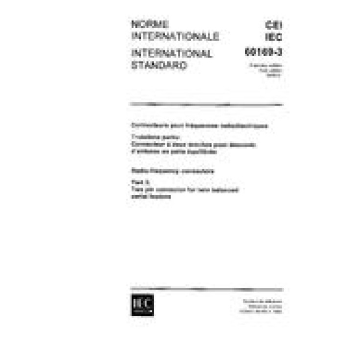 IEC 60169-3 Ed. 1.0 b PDF