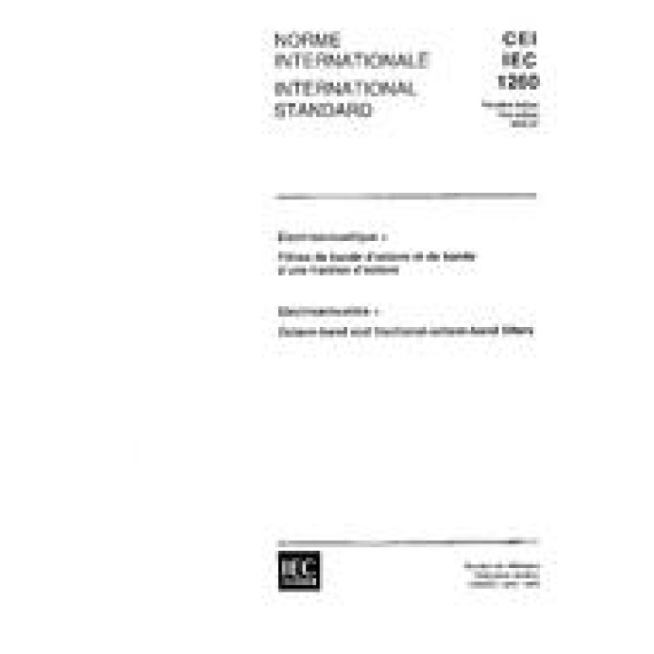 IEC 61260 Ed. 1.0 b PDF