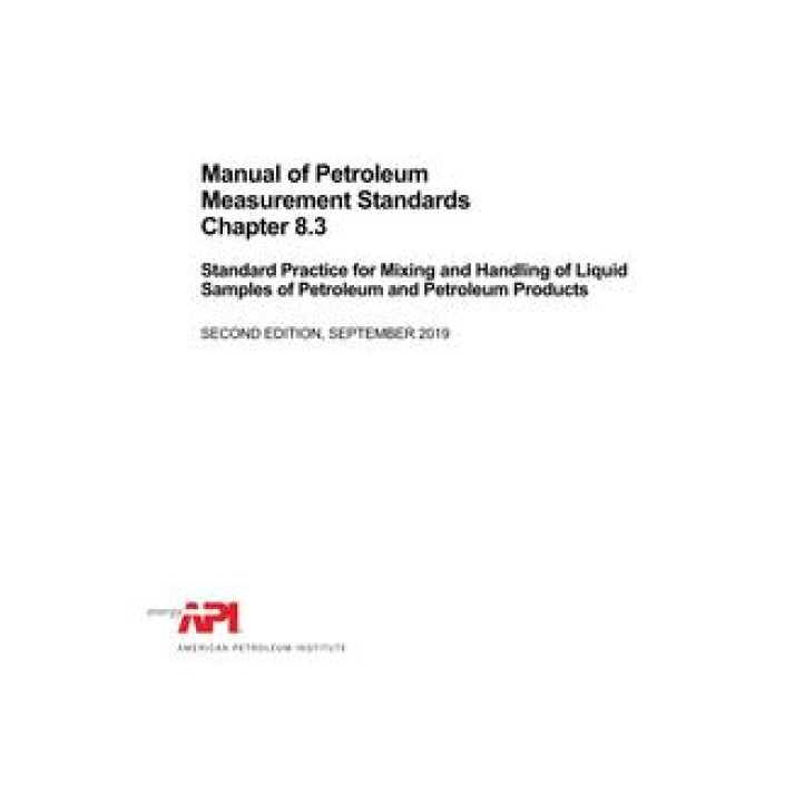 API MPMS Chapter 8.3 PDF