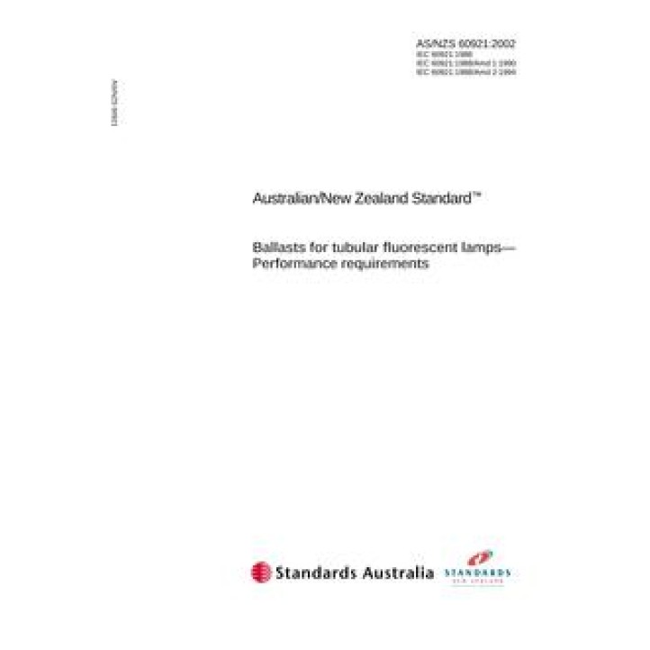 AS/NZS 60921 PDF