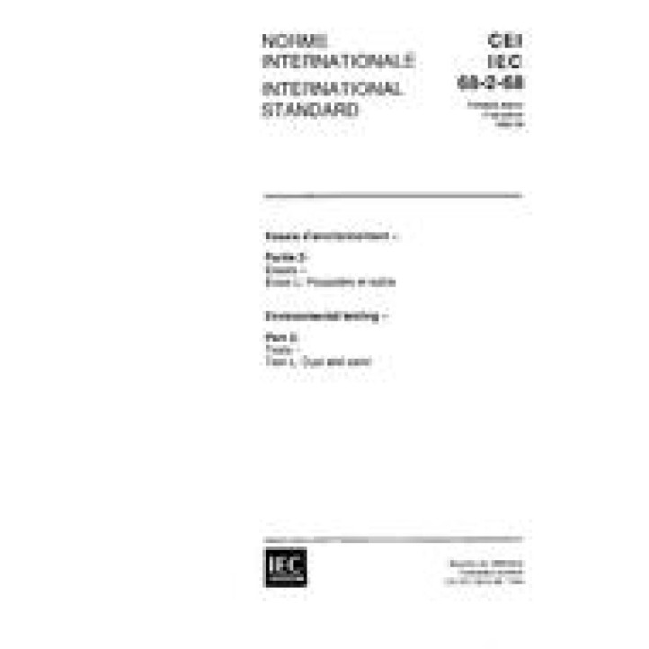 IEC 60068-2-68 Ed. 1.0 b PDF