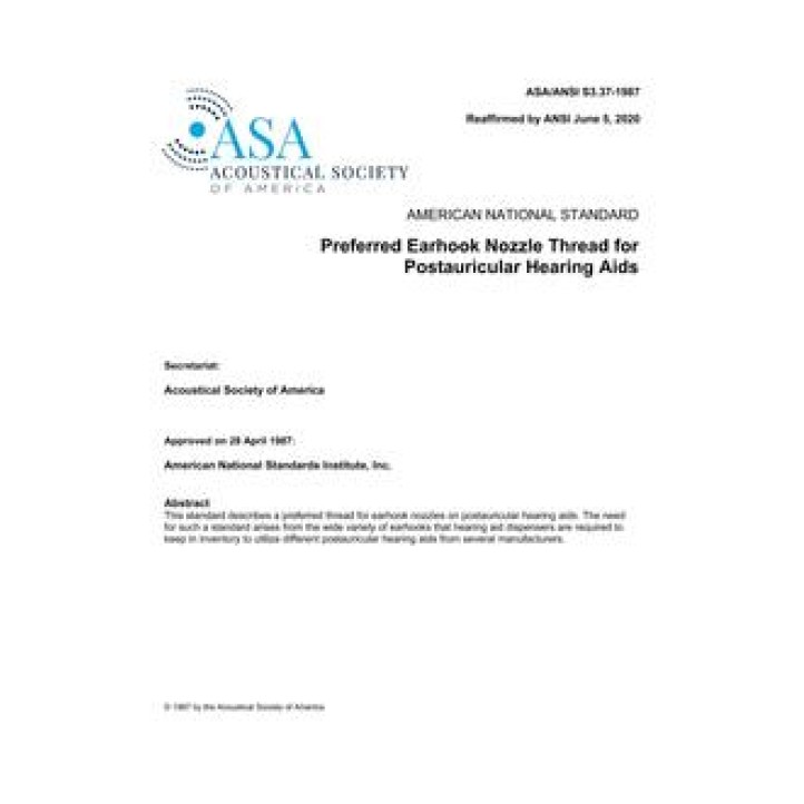 ASA S3.37 PDF download